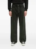 Aries logo-patch jeans - Green