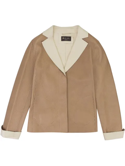 Loro Piana Aubrey leather jacket