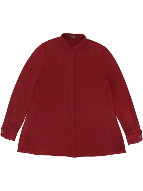 Loro Piana Blouse met verborgen sluiting