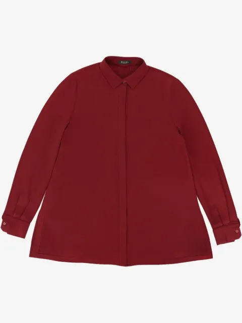 Loro Piana concealed-fastening shirt