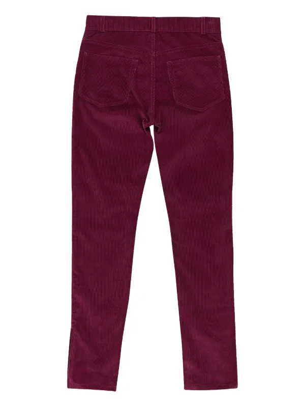 Loro Piana ストレート コーデュロイパンツ | レッド | FARFETCH JP