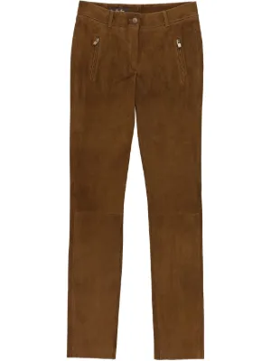 Loro Piana ストレート コーデュロイパンツ | レッド | FARFETCH JP