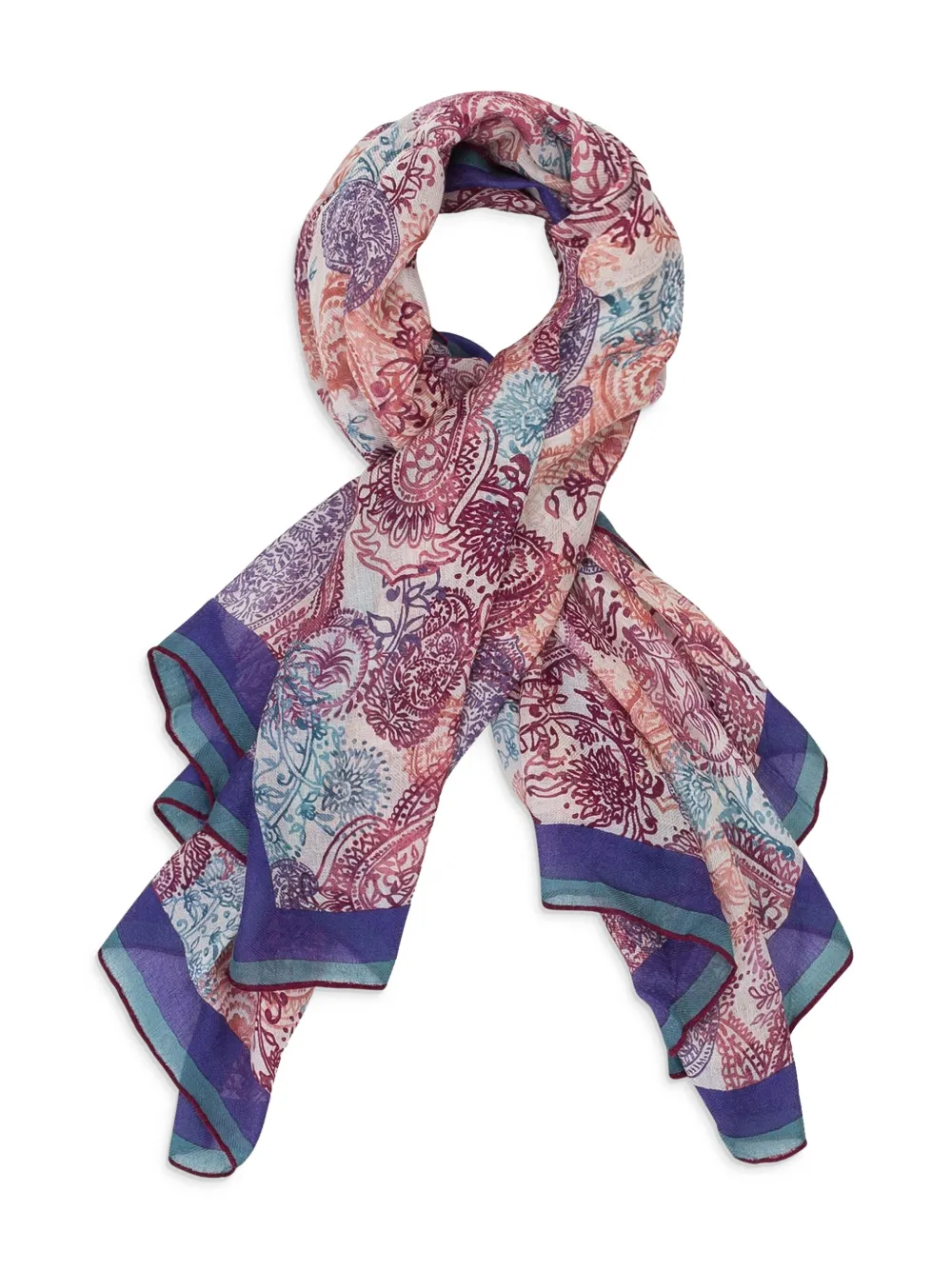 Loro Piana Overhemd met paisley-print - Blauw