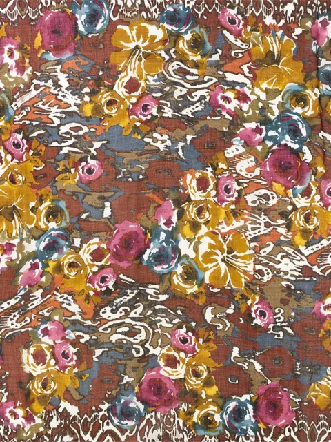 Loro Piana floral-print scarf