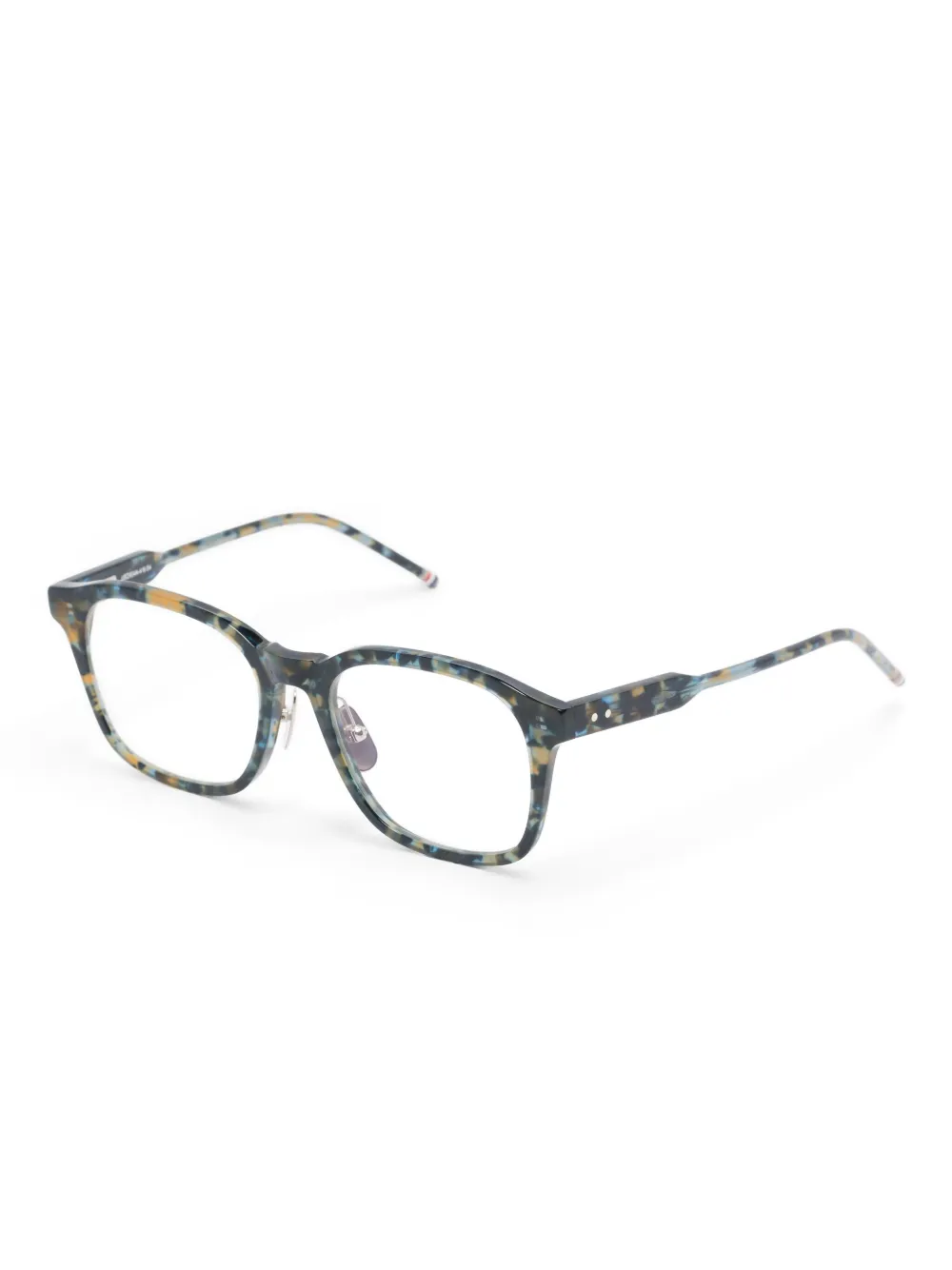 Thom Browne Eyewear tortoiseshell-effect glasses | Men | Image 2