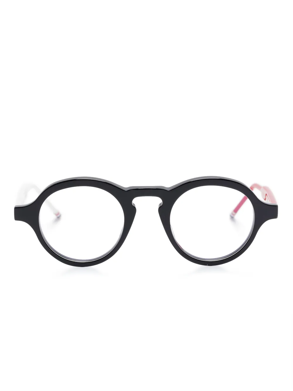 Thom Browne Eyewear round-frame glasses | Black | Image 1