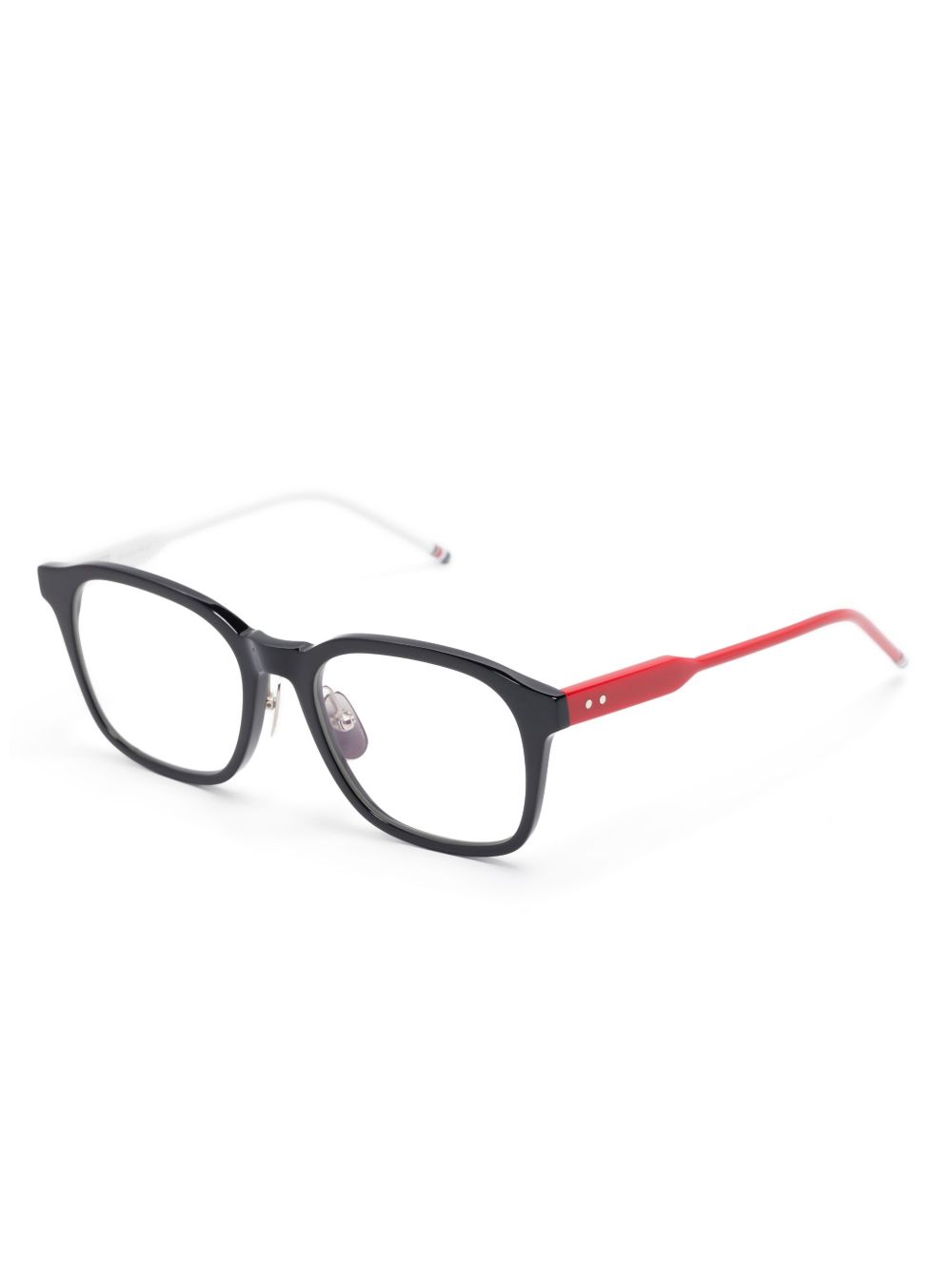 Thom Browne Eyewear Bril met vierkant montuur - Zwart