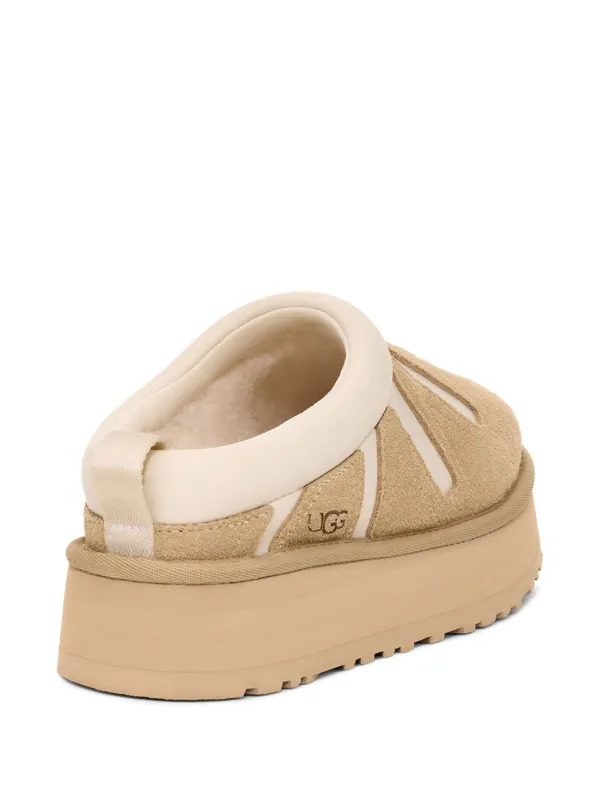 関税込★UGG Tazz Sunwave プラットフォームサンダル スリッポン Amazon.com | UGG Women's TAZZ SUNWAVE Slipper, Black Leather
