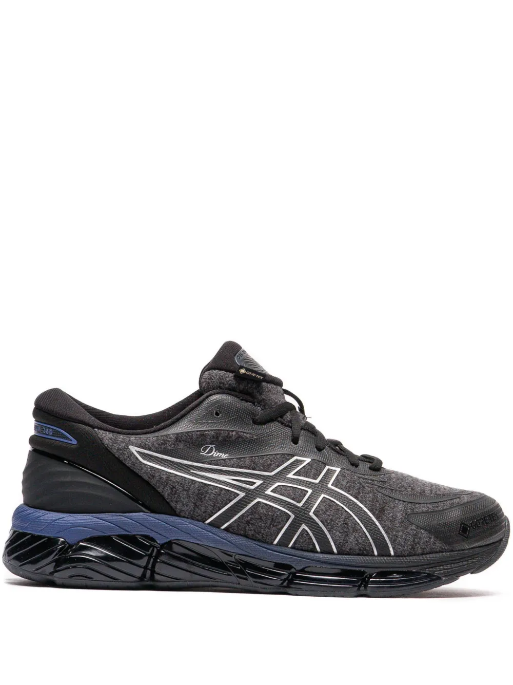 ASICS x Dime GEL-Quantum 360 VIII GTX "Black Blue" sneakers Zwart