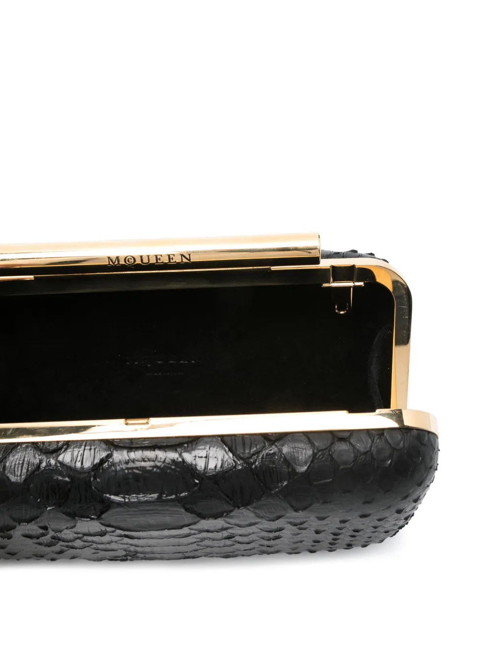 Alexander McQueen T-Bar Box clutch Zwart