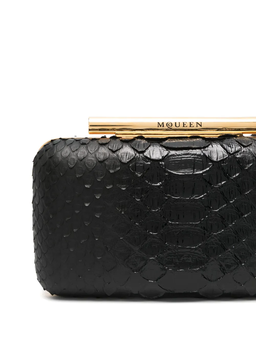 Alexander McQueen T-Bar Box clutch Zwart