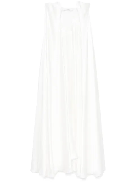 Christopher Esber vestido de fiesta de seda strapless