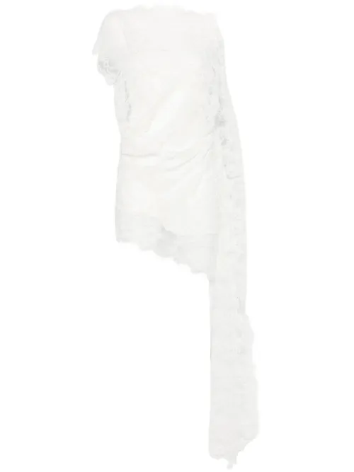 Robe courte en dentelle flottante - Christopher Esber - Modalova