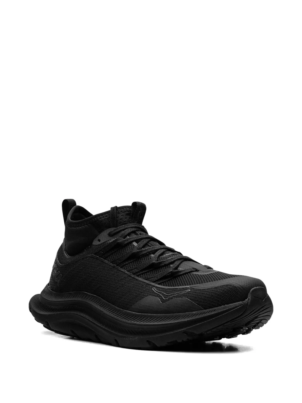 Hoka Kawana Id "black/carbon" Sneakers In Black