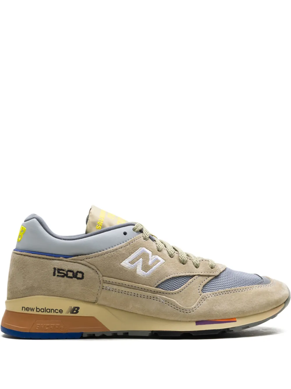 New Balance 1500 "Salehe Bembury Made in UK Olive Gray Mirage Gray Lemon" sneakers Neutrals