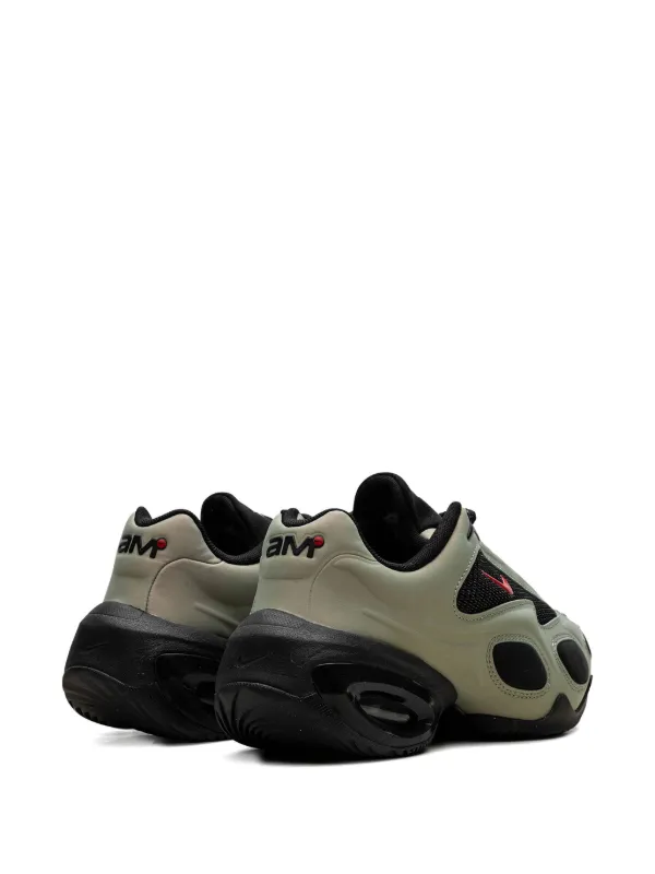 ◆ベスト◆新商品●Nike Air Max Muse Black University Red Air Max Muse Sneaker in Black/University Red/Oil Green - NIKE