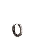MARIA TASH 18kt black gold Baguette diamond single earring