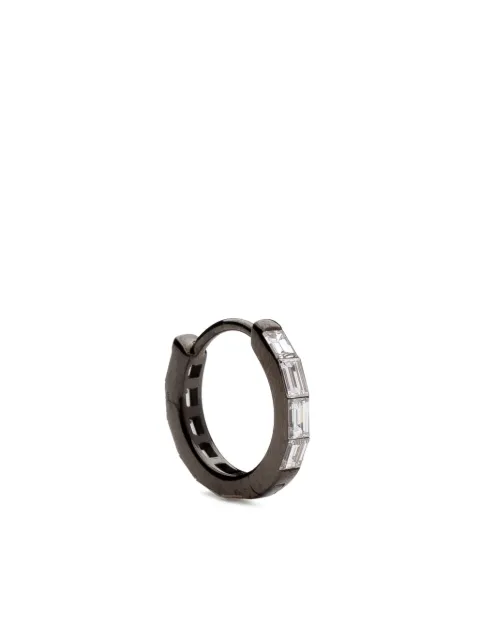 MARIA TASH 18kt black gold Baguette diamond single earring