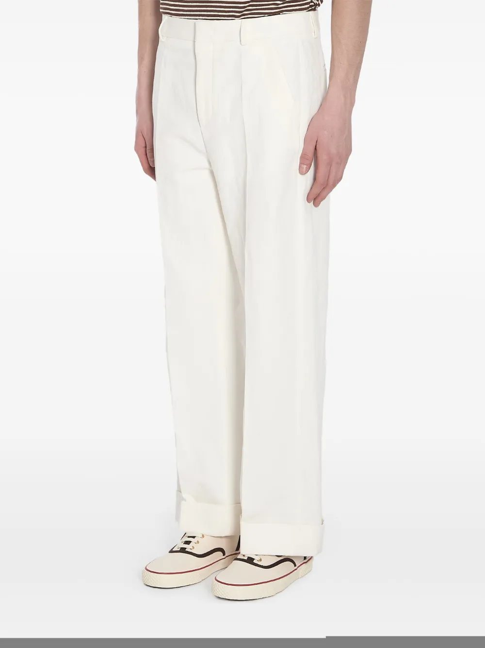 Valentino Garavani Straight broek Wit