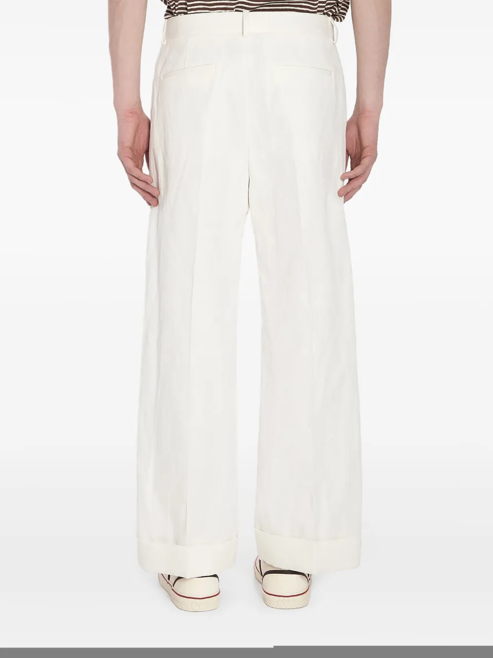 Valentino Garavani Straight broek Wit