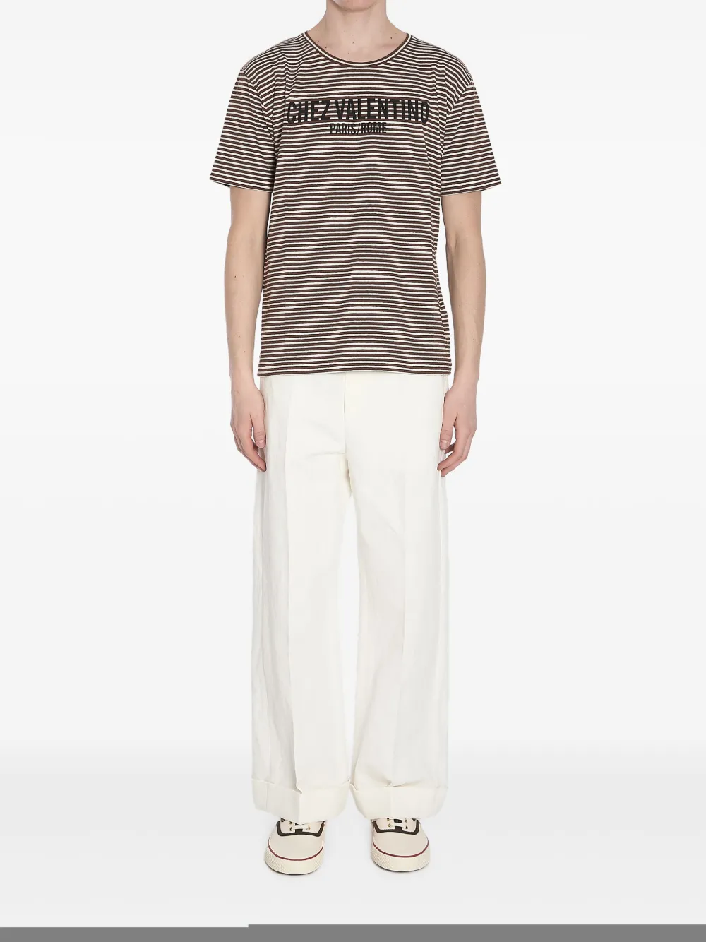 Valentino Garavani Straight broek Wit