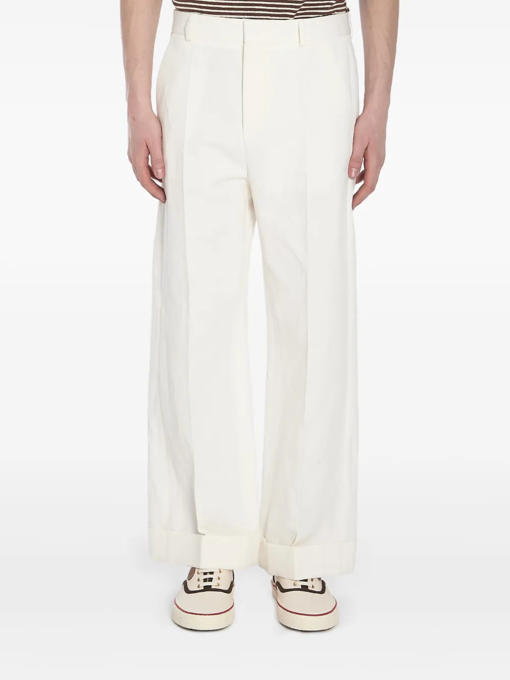 Valentino Garavani Straight broek Wit