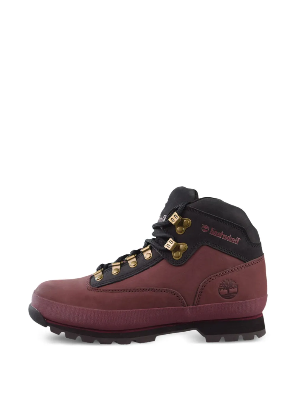 Timberland Sneakers Euro Hiker Mid "Burgundy/Nubuck" - Rosso