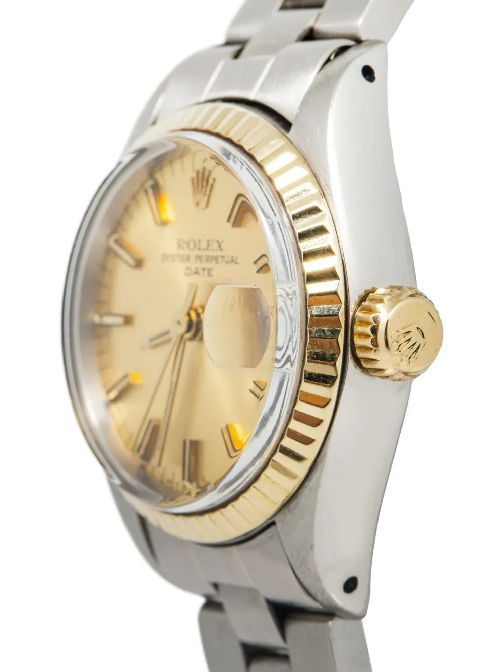 Rolex Pre-owned Date 25 mm horloge - Geel