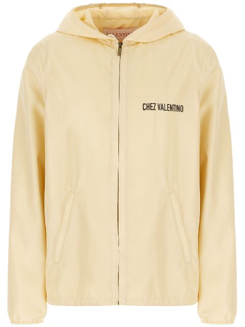 Valentino Garavani Cream nylon jacket