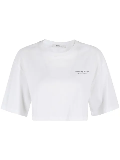 Philosophy Di Lorenzo Serafini cropped t-shirt 