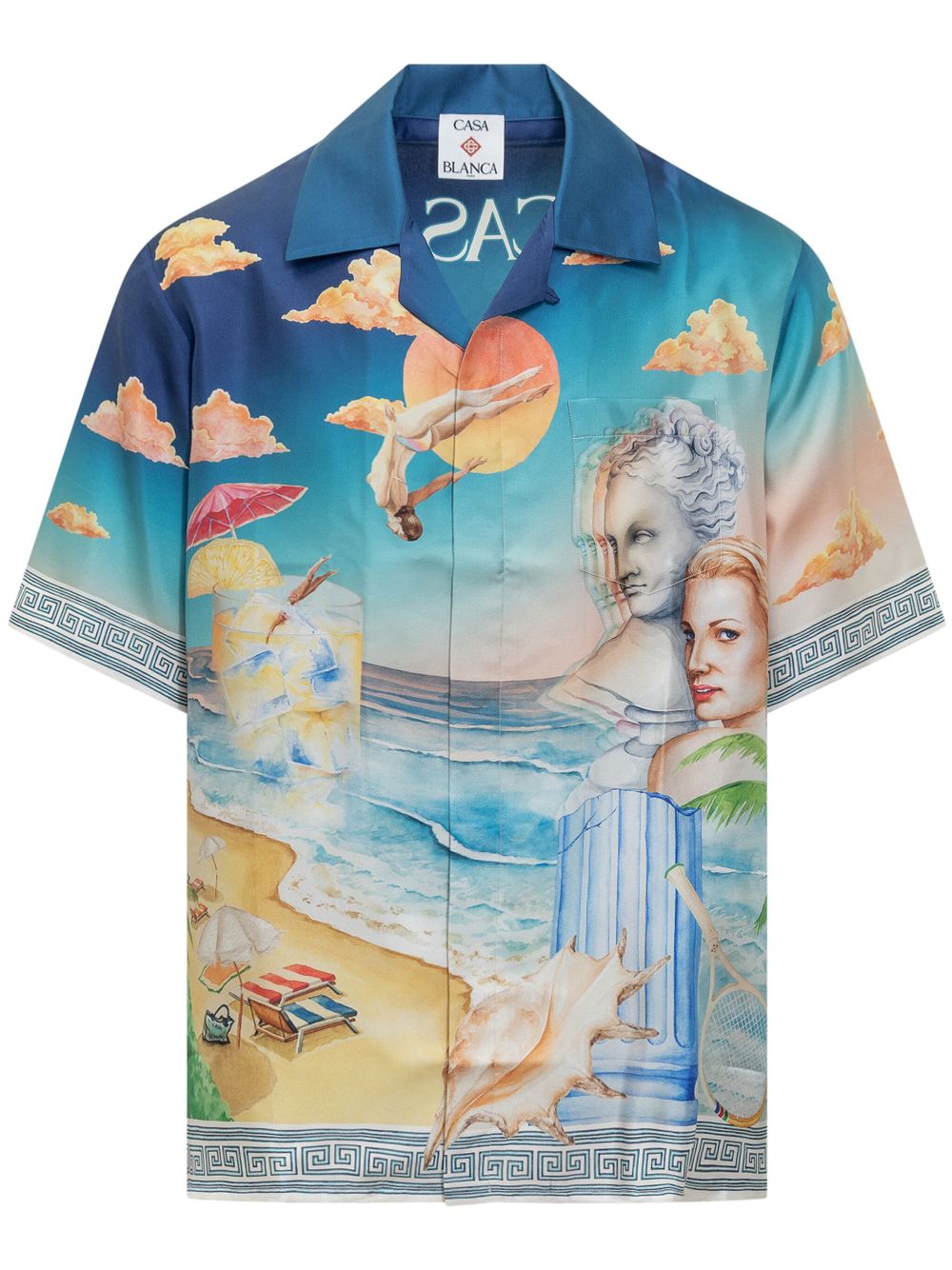 Casablanca Le Plongeon shirt - Blue