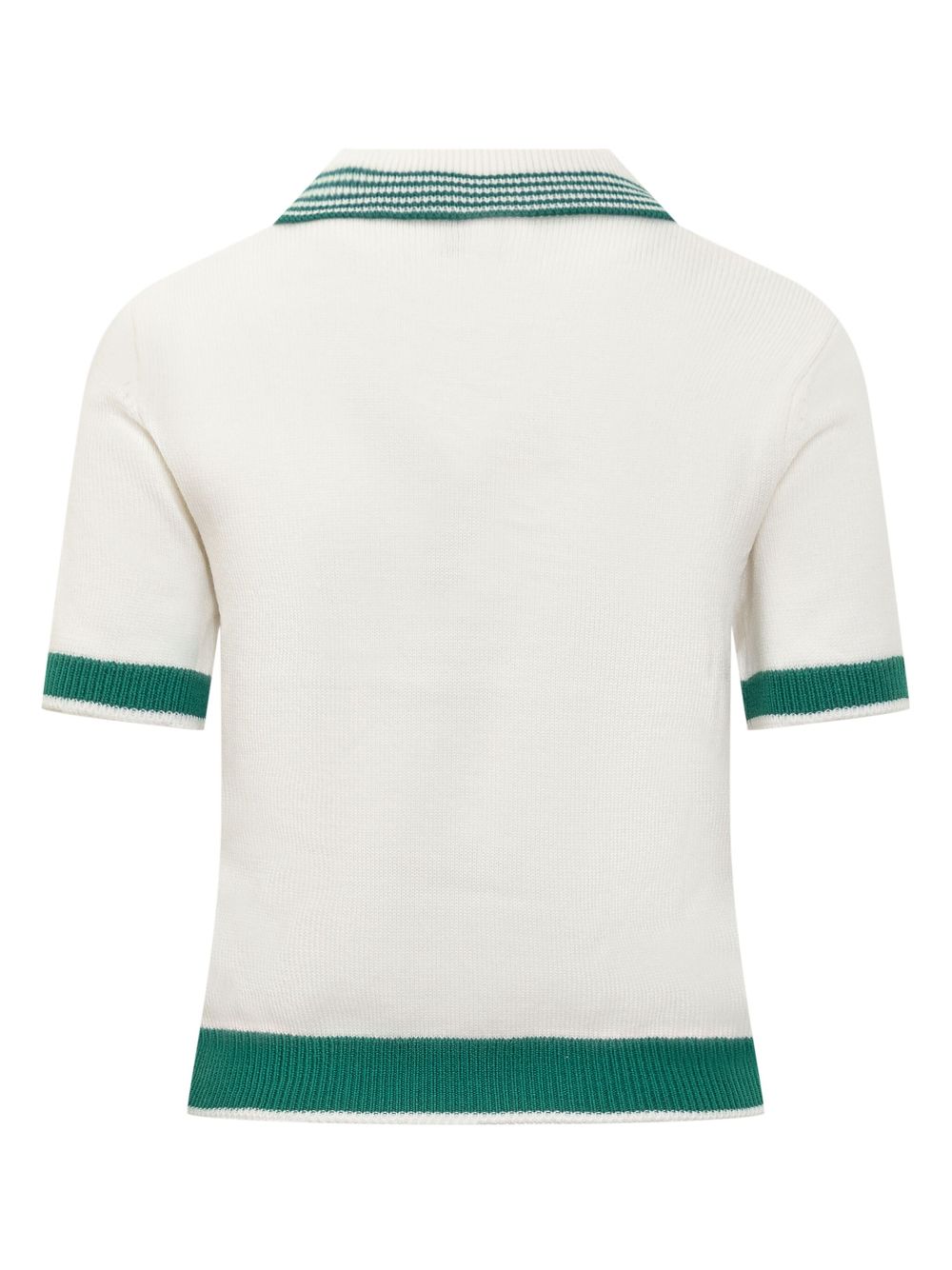 Casablanca Tennis polo top - White