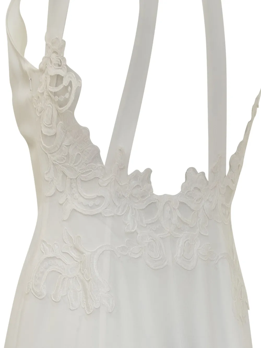 Alberta Ferretti Enver avondjurk Wit