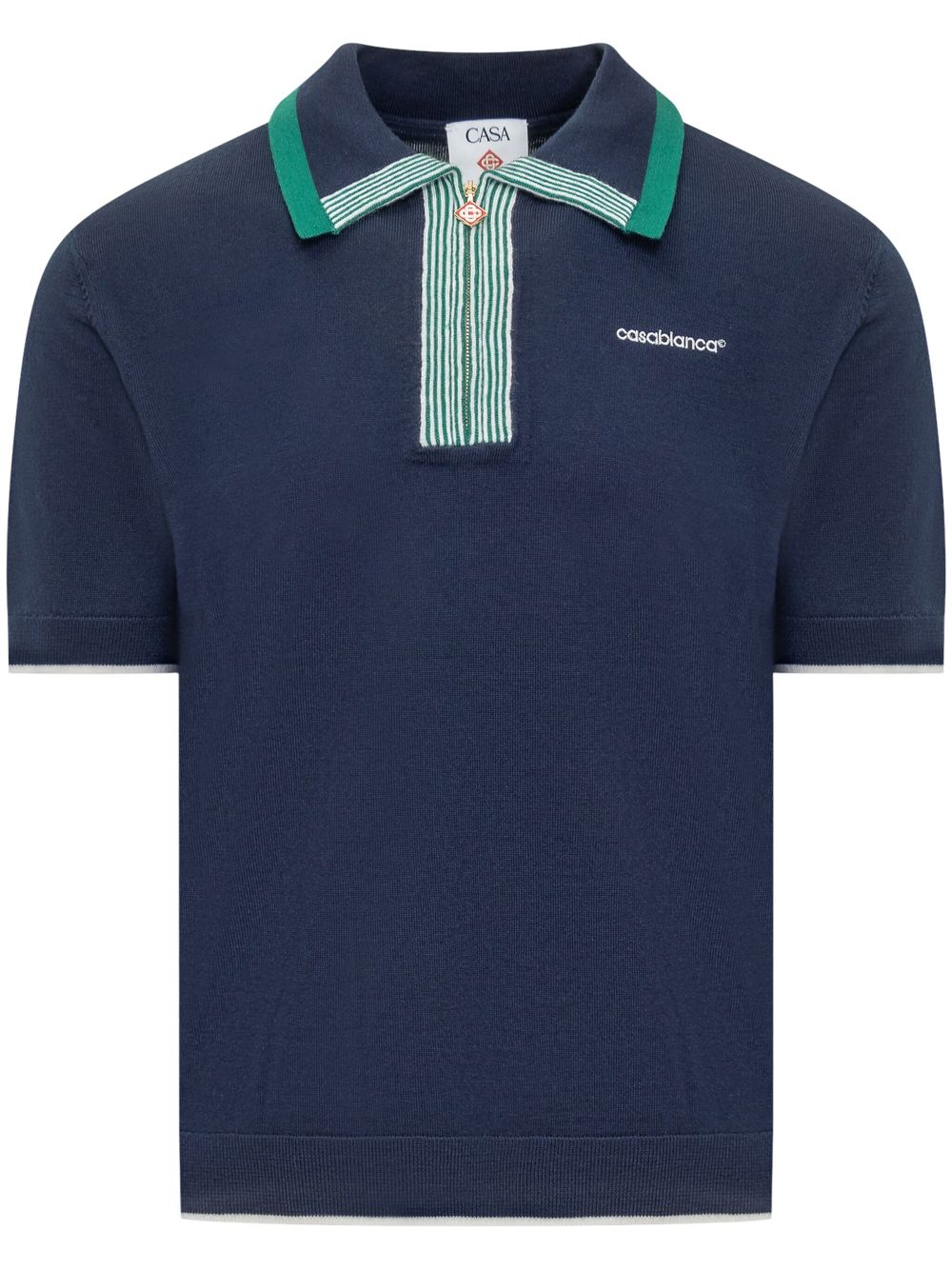 Casablanca Tennis polo top - Blue