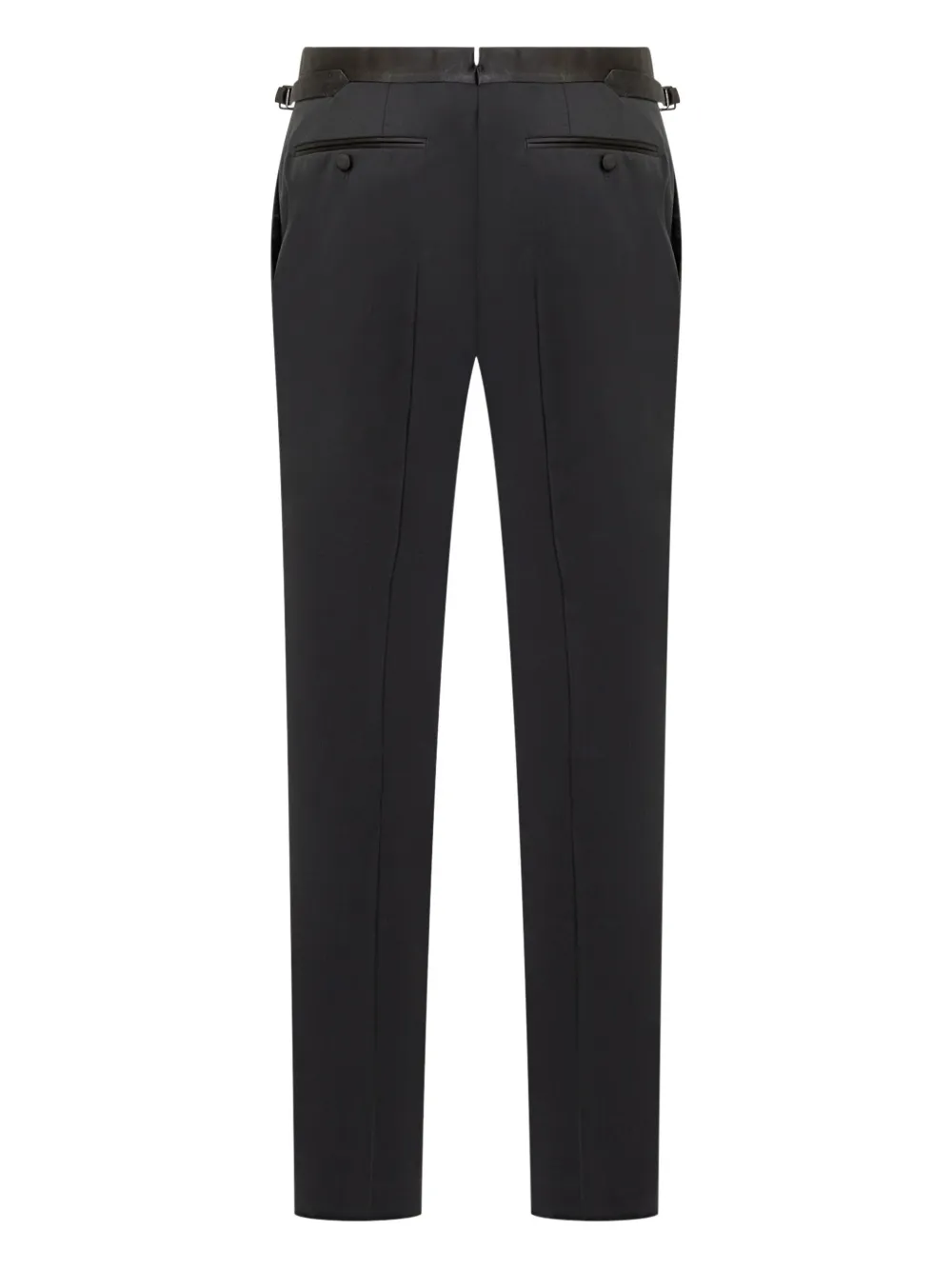 TOM FORD wool tapered trousers - Blauw