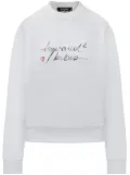 DSQUARED2 printed sweatshirt - White