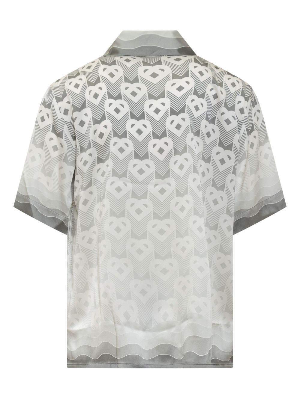 Casablanca monogram-print shirt - Grijs