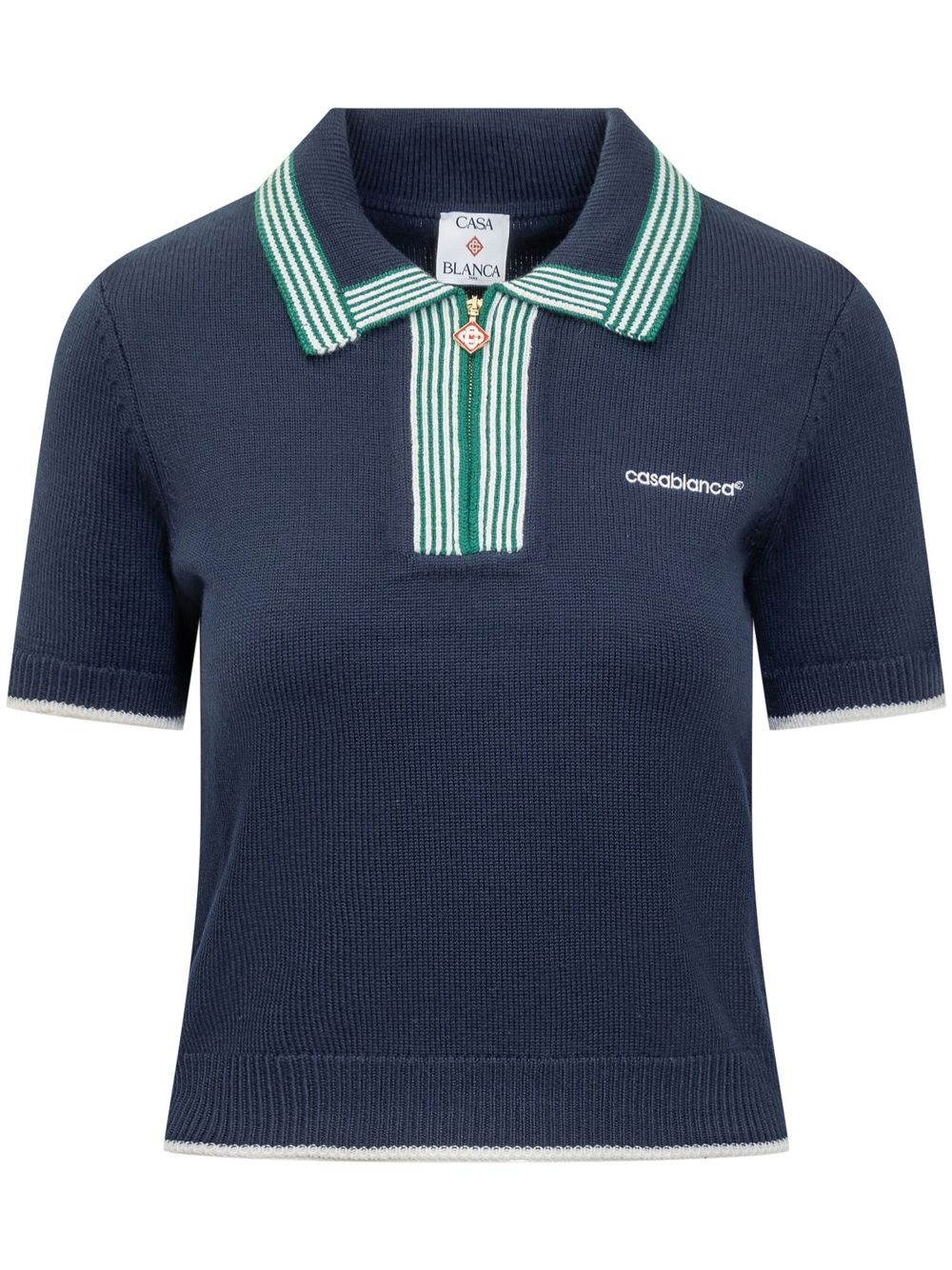 Casablanca Tennis polo top - Blue