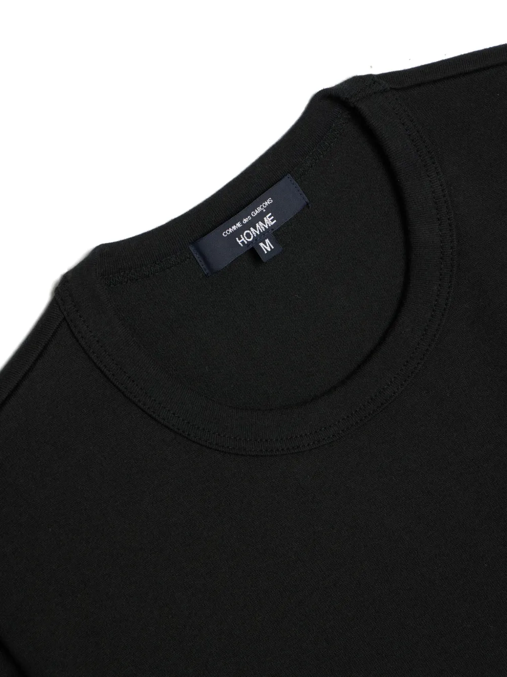 Comme des Garçons Homme T-shirt met logoprint Zwart
