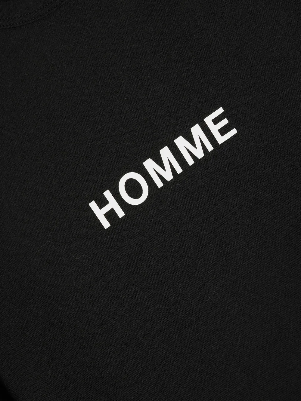 Comme des Garçons Homme T-shirt met logoprint Zwart