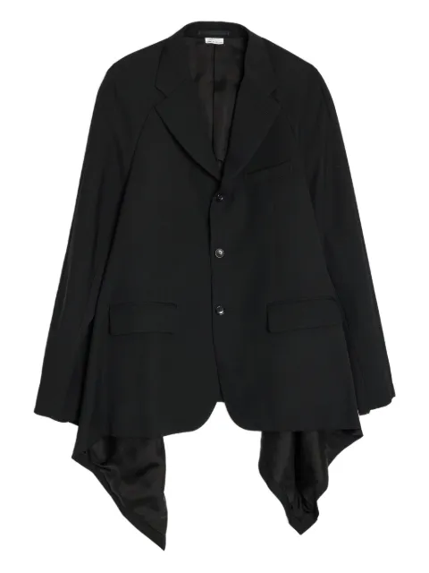 Comme des Garçons Homme Plus blazer à ourlet asymétrique