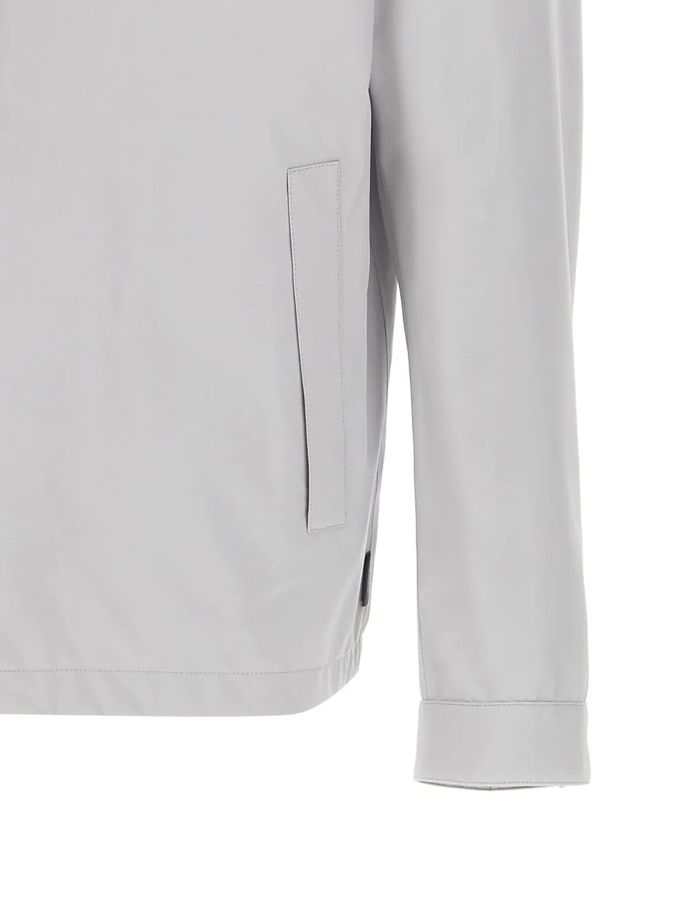 Herno Windproof jack met rits Grijs