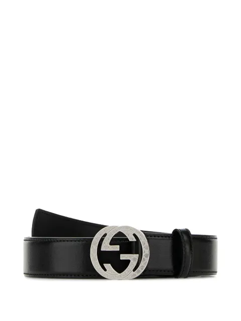 Gucci cinturón con motivo G entrelazado