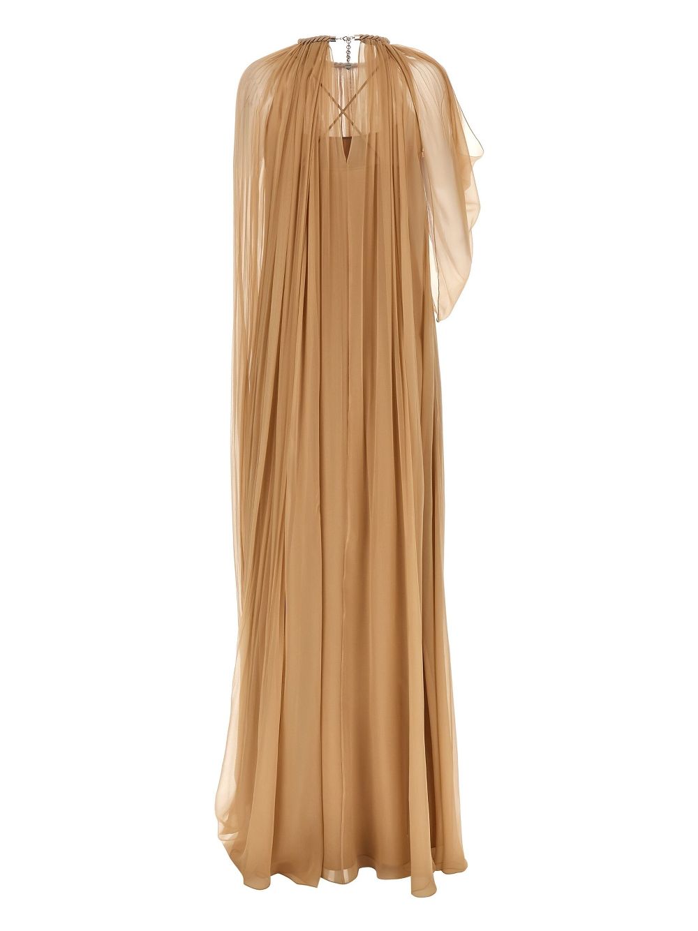 Alberta Ferretti chiffon maxi dress - Beige