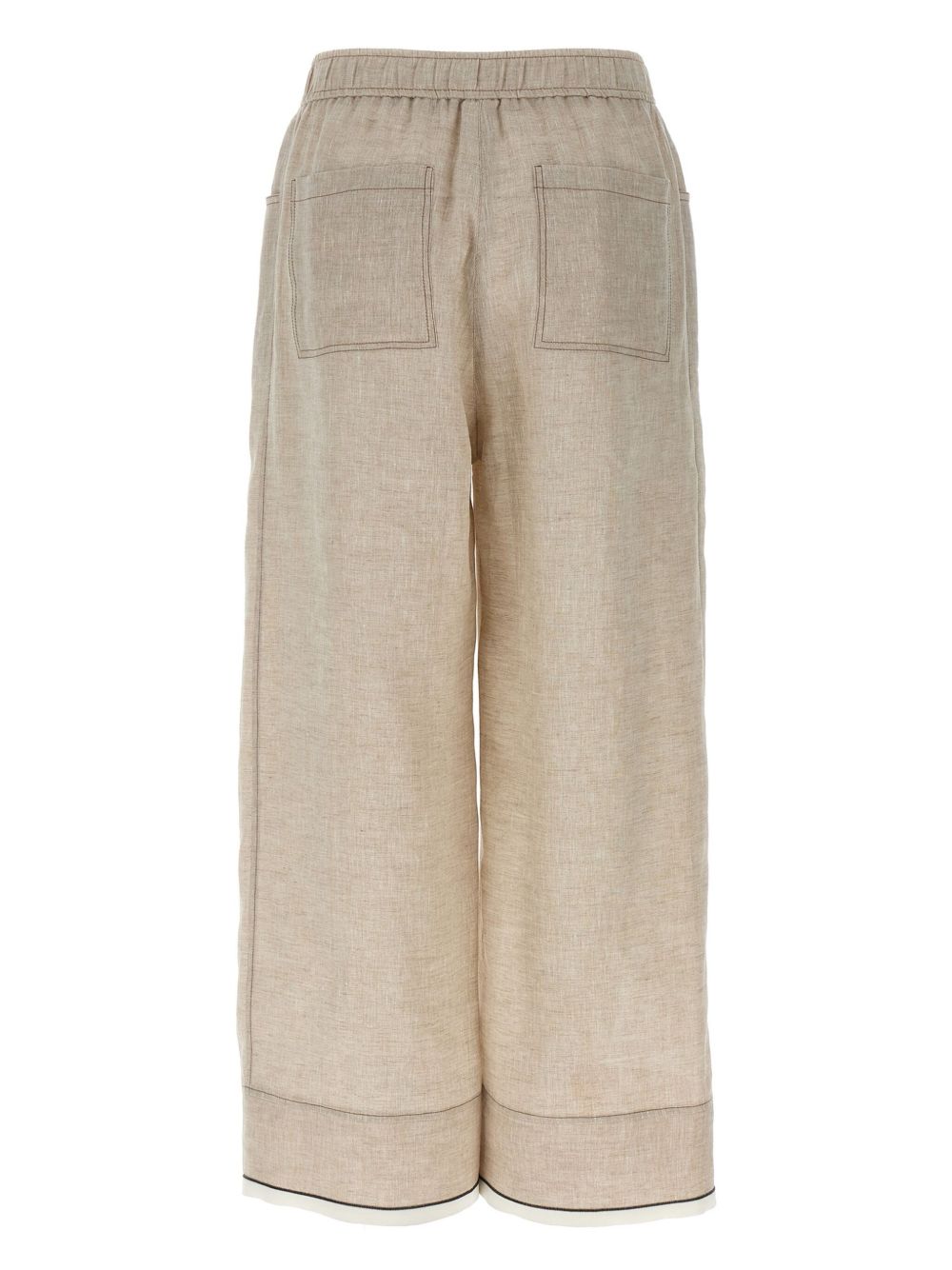 Brunello Cucinelli Monile straight-leg trousers - Neutrals