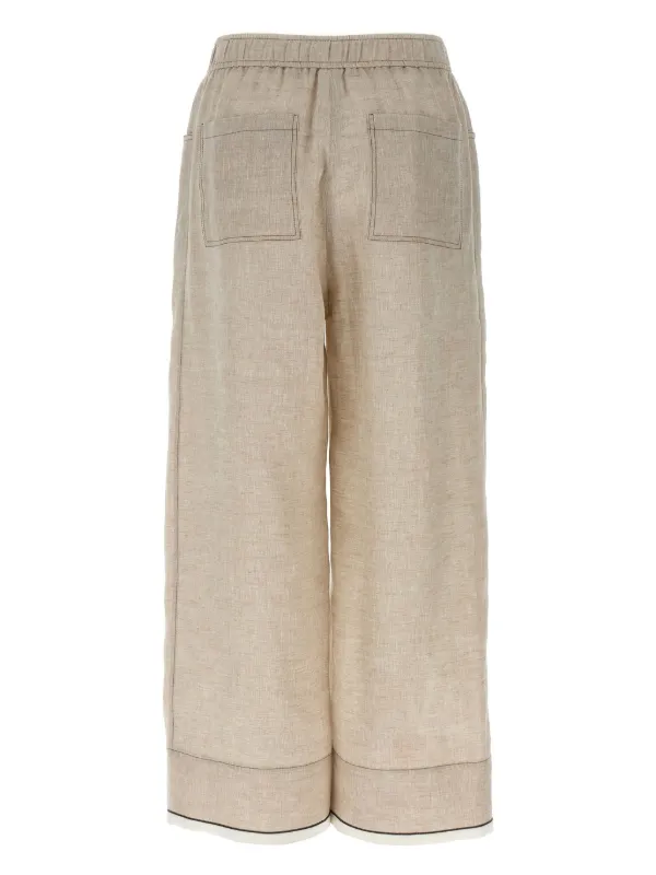 Brunello Cucinelli Monile ストレートパンツ | ニュートラル 