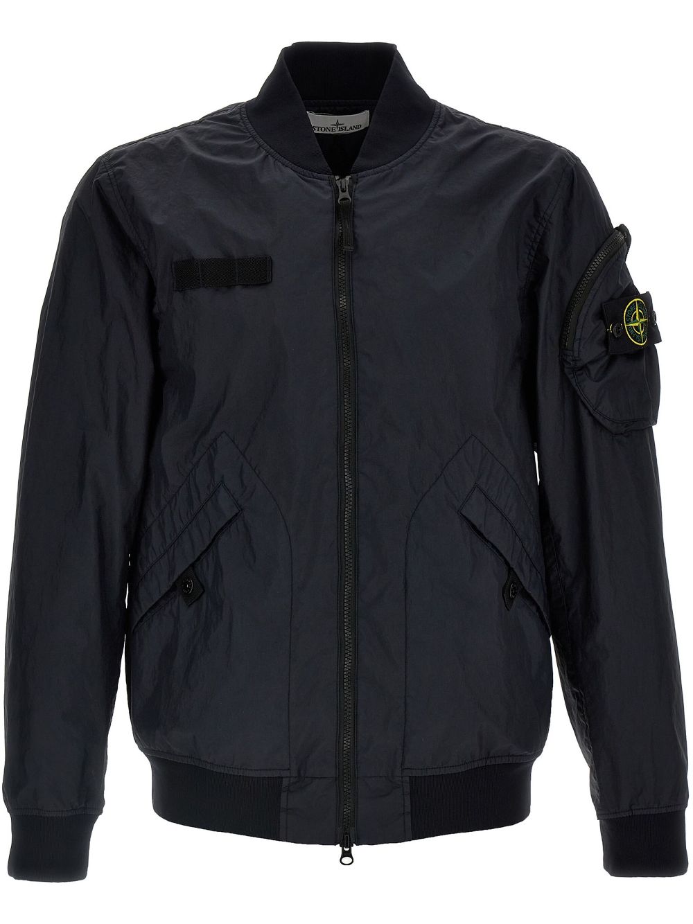 Stone Island Membrana 3L TC bomber jacket - Blue