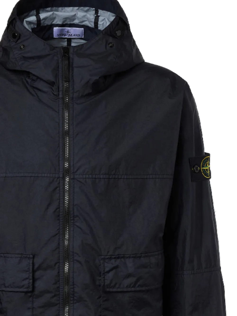 Stone Island Jack met capuchon Blauw