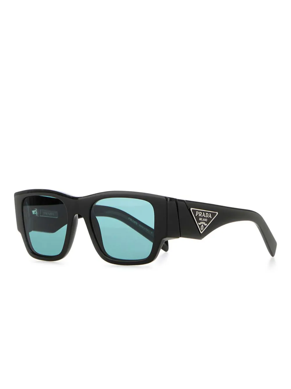 Prada square-frame acetate sunglasses - Zwart