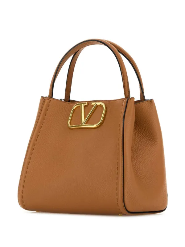 Valentino Garavani Alltime ハンドバッグ M | ブラウン | FARFETCH JP